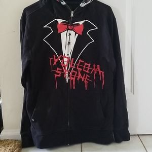 Black Volcom stone hoodie size Medium